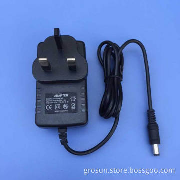 Best price 12V 1.5A DC adapter 18W with UK plug CE approved